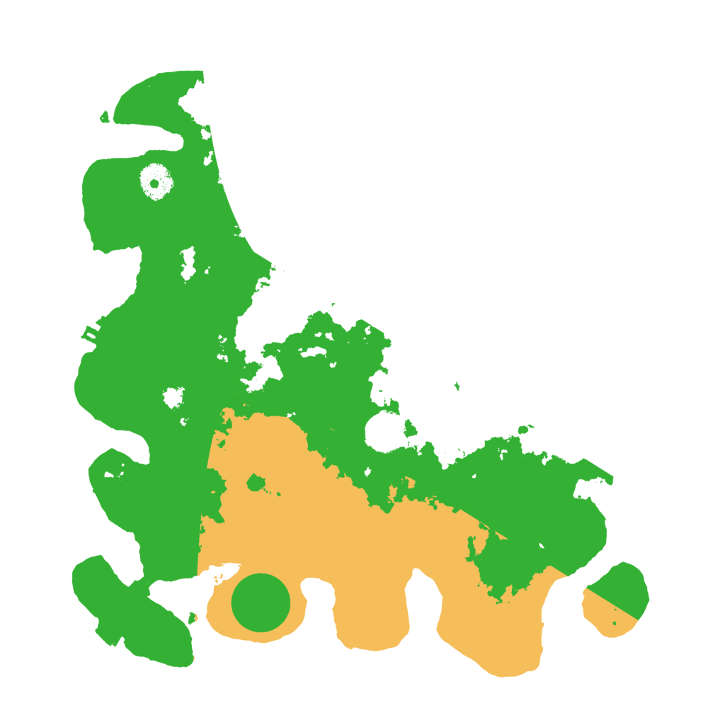 Biome Rust Map: Procedural Map, Size: 3250, Seed: 880640018