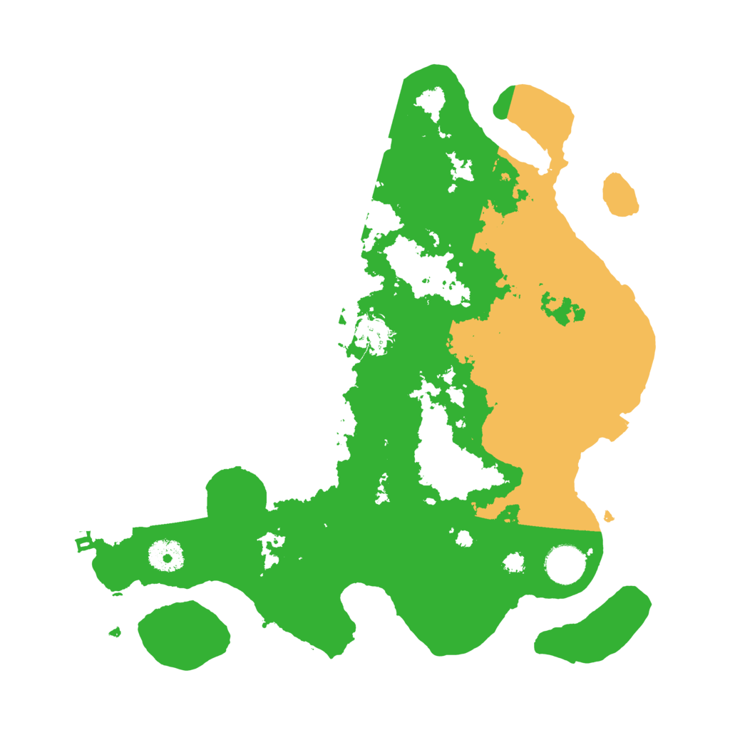 Biome Rust Map: Procedural Map, Size: 3250, Seed: 861775106