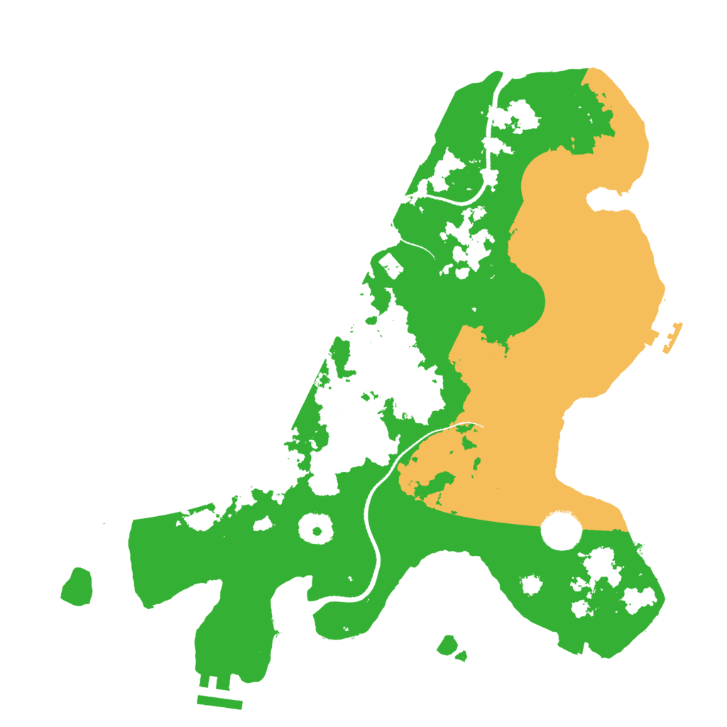 Biome Rust Map: Procedural Map, Size: 3250, Seed: 1468307662