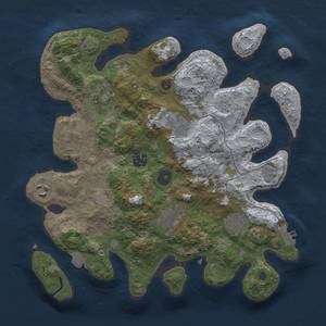 Thumbnail Rust Map: Procedural Map, Size: 3250, Seed: 331965056, 14 Monuments