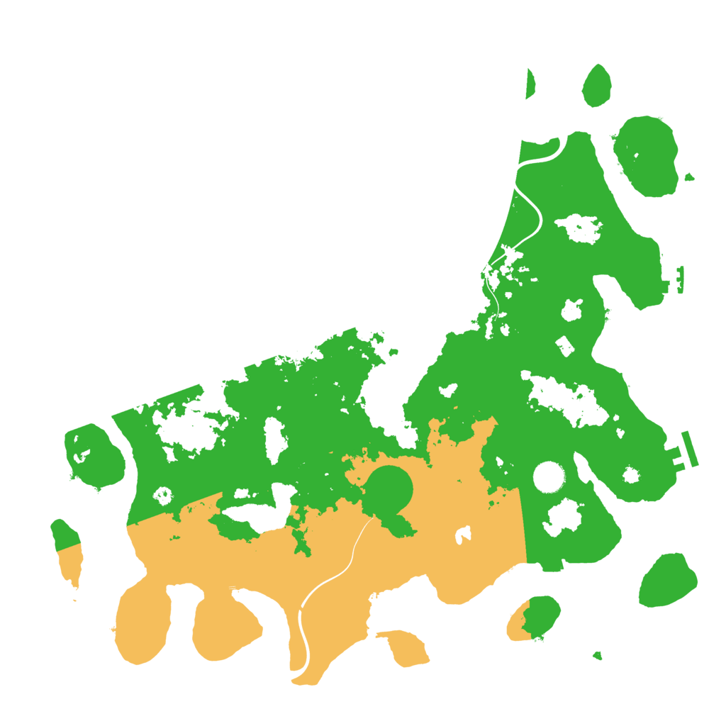Biome Rust Map: Procedural Map, Size: 4050, Seed: 1818558883