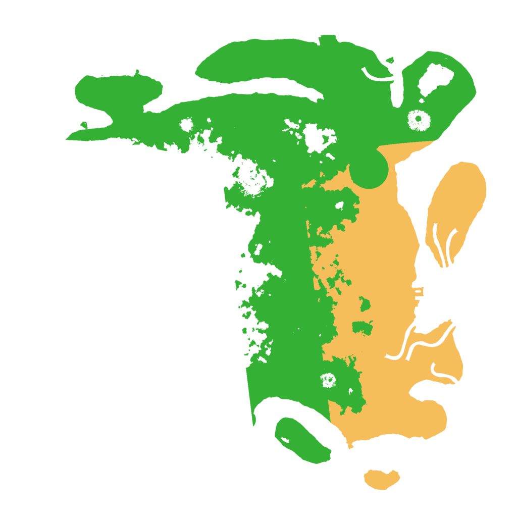 Biome Rust Map: Procedural Map, Size: 3500, Seed: 51459739