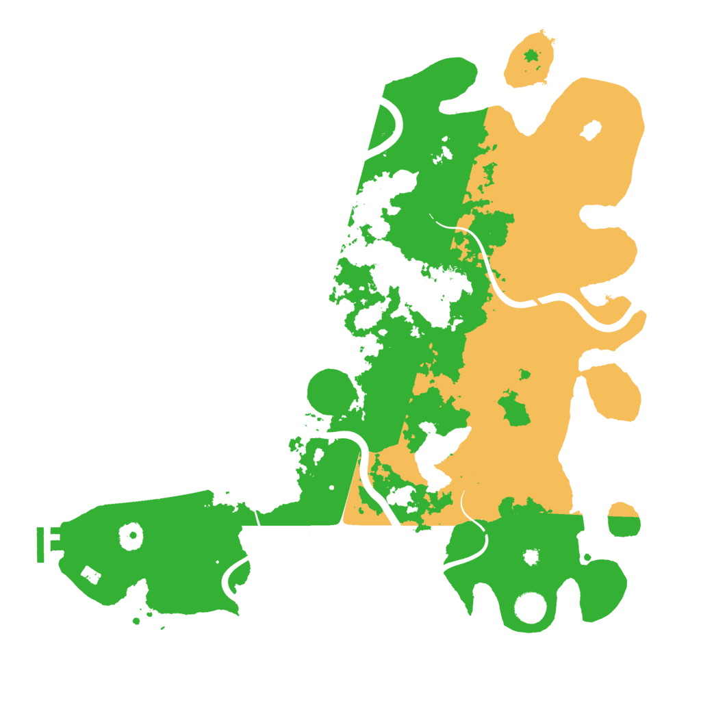 Biome Rust Map: Procedural Map, Size: 4000, Seed: 119999