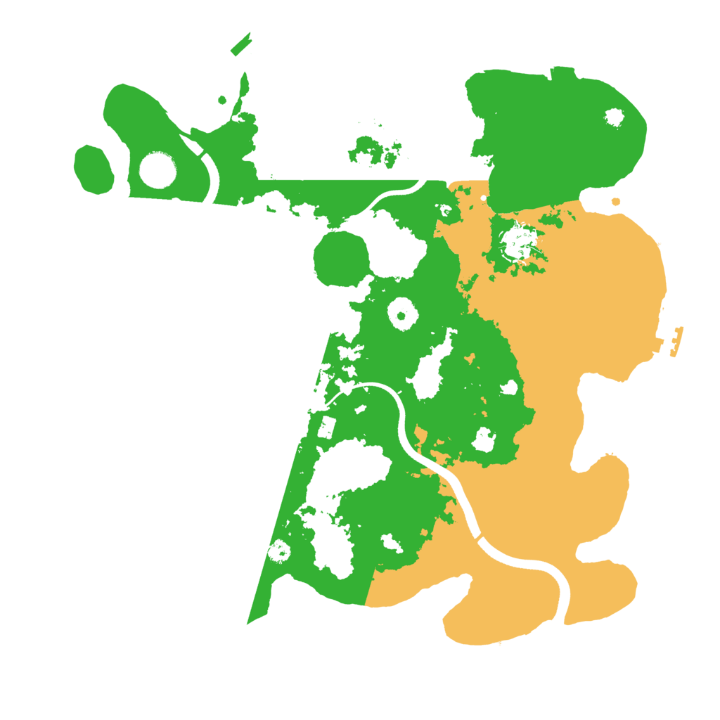 Biome Rust Map: Procedural Map, Size: 3500, Seed: 1961510787
