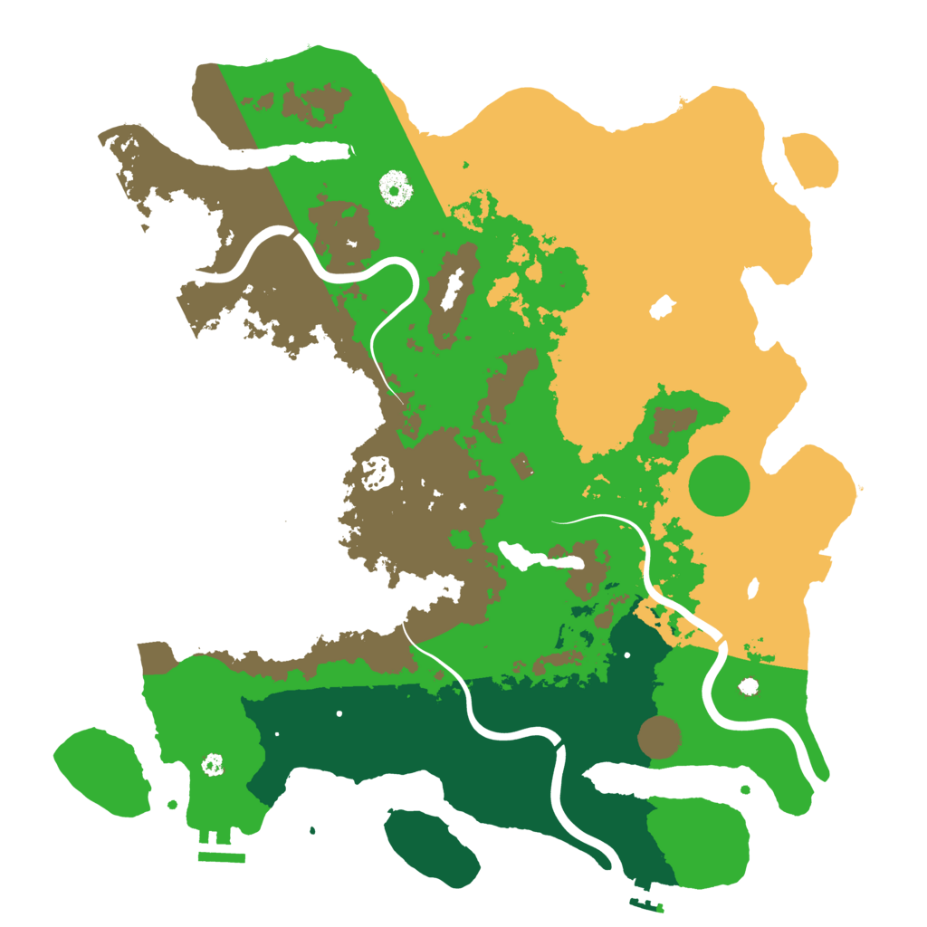 Biome Rust Map: Procedural Map, Size: 4000, Seed: 1964793