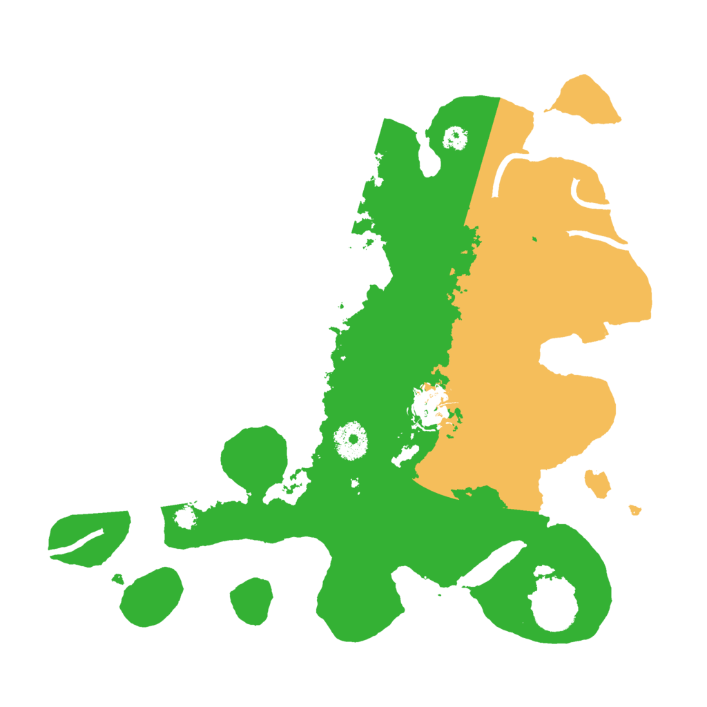 Biome Rust Map: Procedural Map, Size: 3000, Seed: 57981698