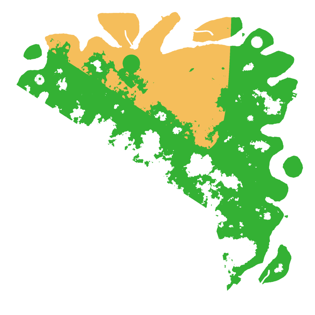 Biome Rust Map: Procedural Map, Size: 4800, Seed: 199995462