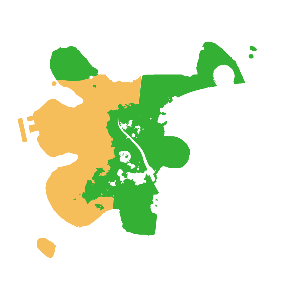 Biome Rust Map: Procedural Map, Size: 2500, Seed: 3012313