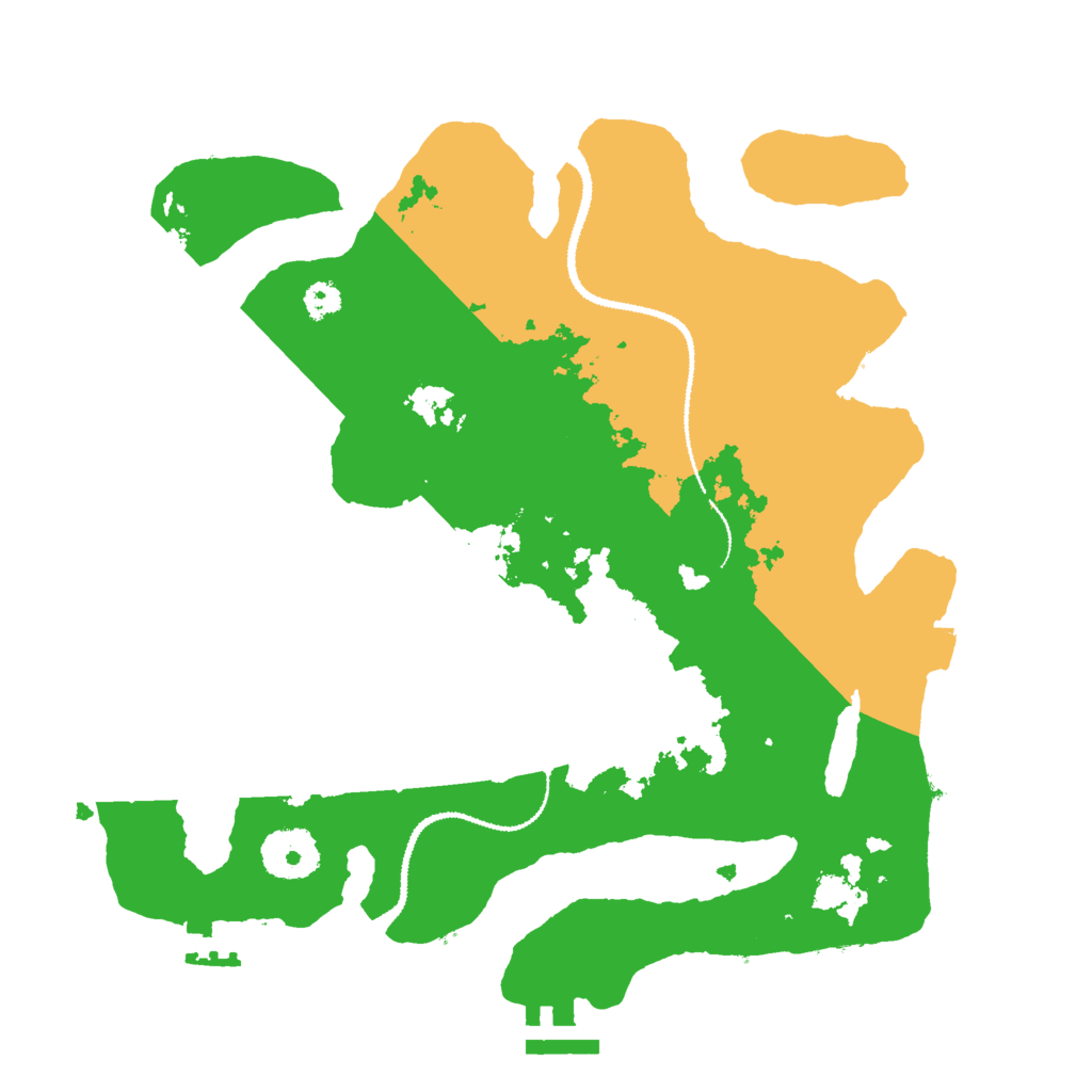 Biome Rust Map: Procedural Map, Size: 3000, Seed: 1812684515
