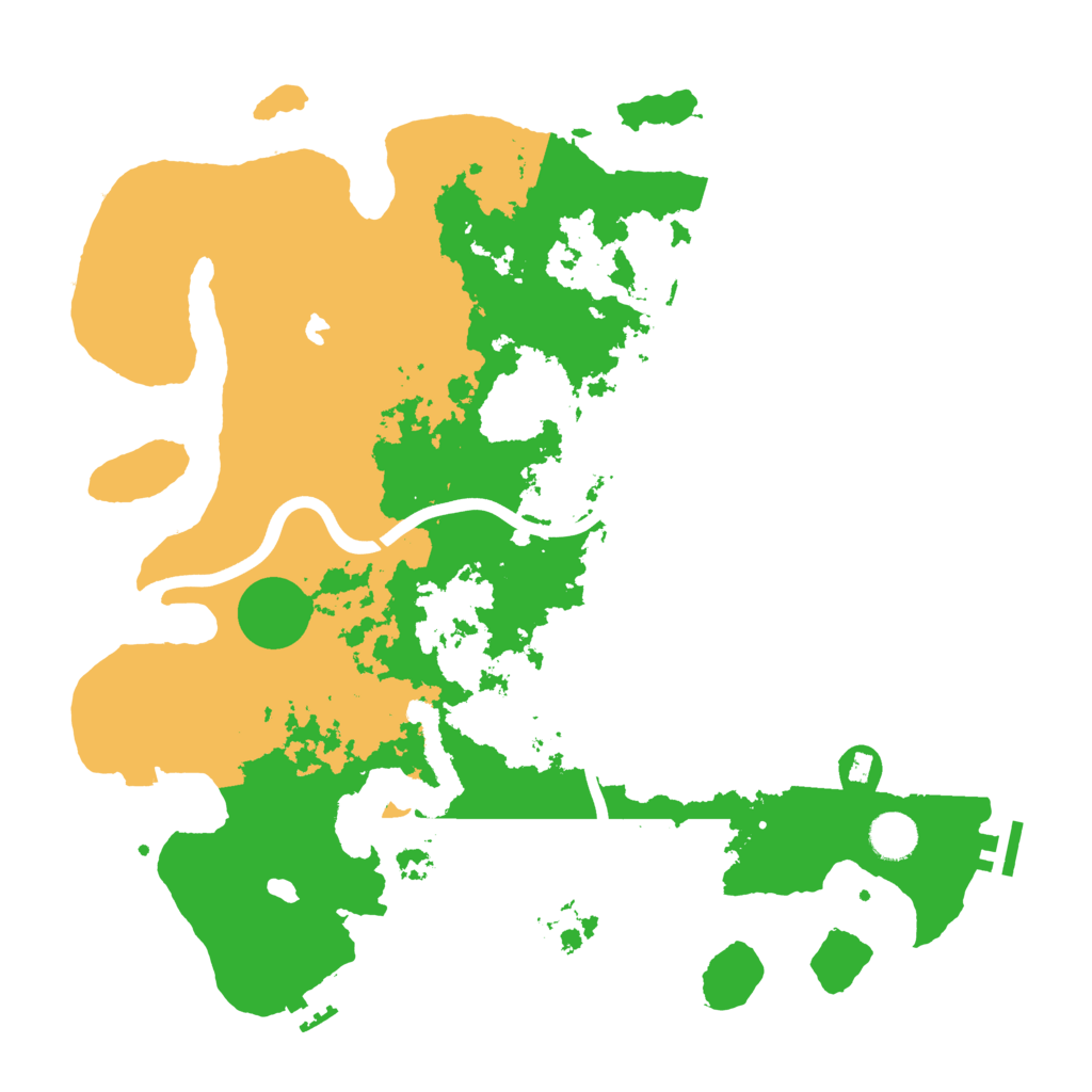 Biome Rust Map: Procedural Map, Size: 4000, Seed: 477010