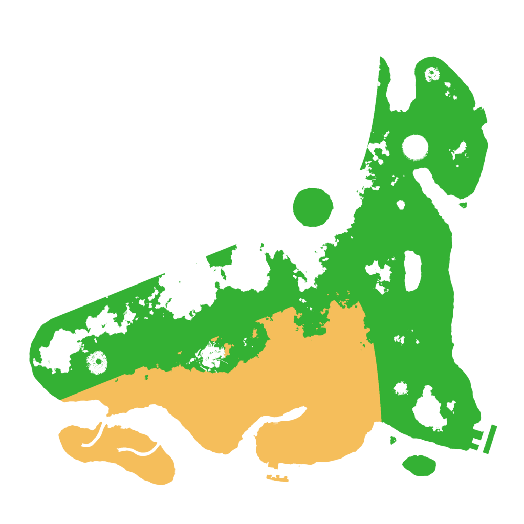 Biome Rust Map: Procedural Map, Size: 3600, Seed: 1941318771