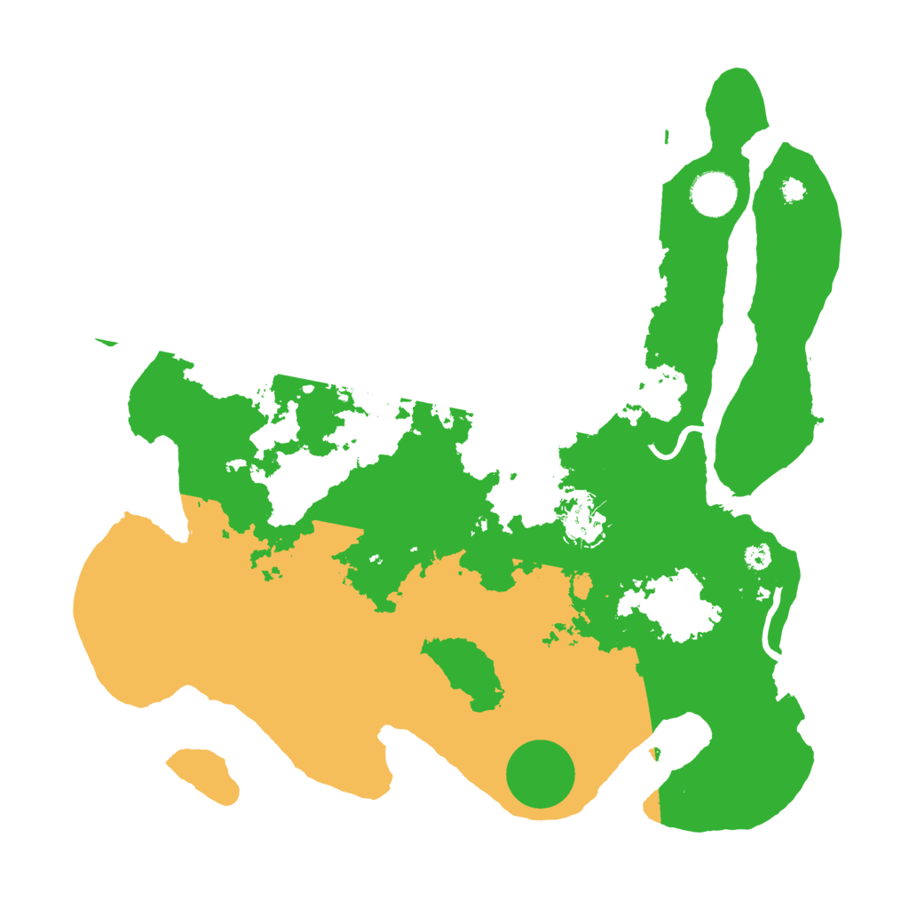 Biome Rust Map: Procedural Map, Size: 3500, Seed: 693185705