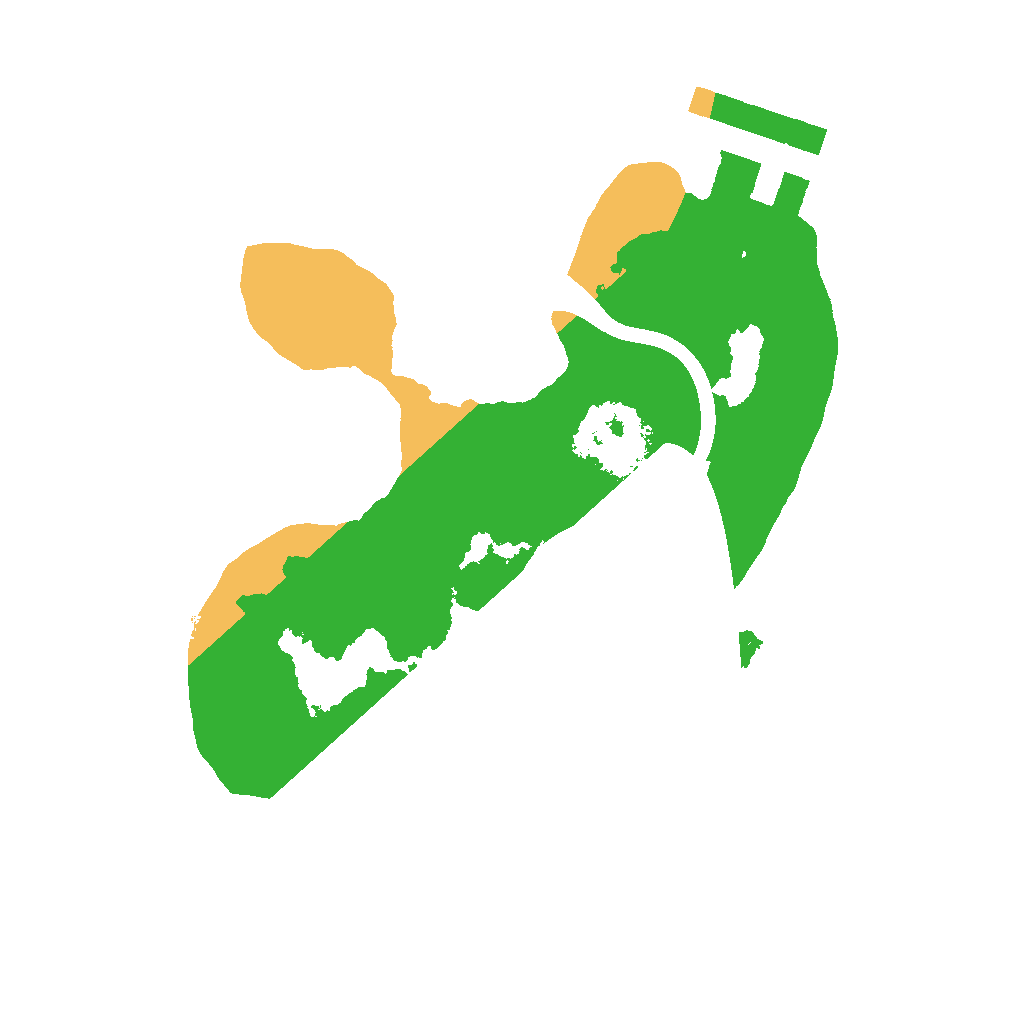 Biome Rust Map: Procedural Map, Size: 1500, Seed: 1057260752