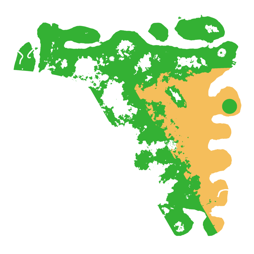Biome Rust Map: Procedural Map, Size: 4500, Seed: 11987