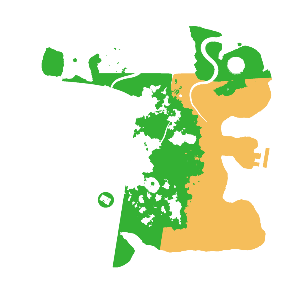 Biome Rust Map: Procedural Map, Size: 3000, Seed: 575321182