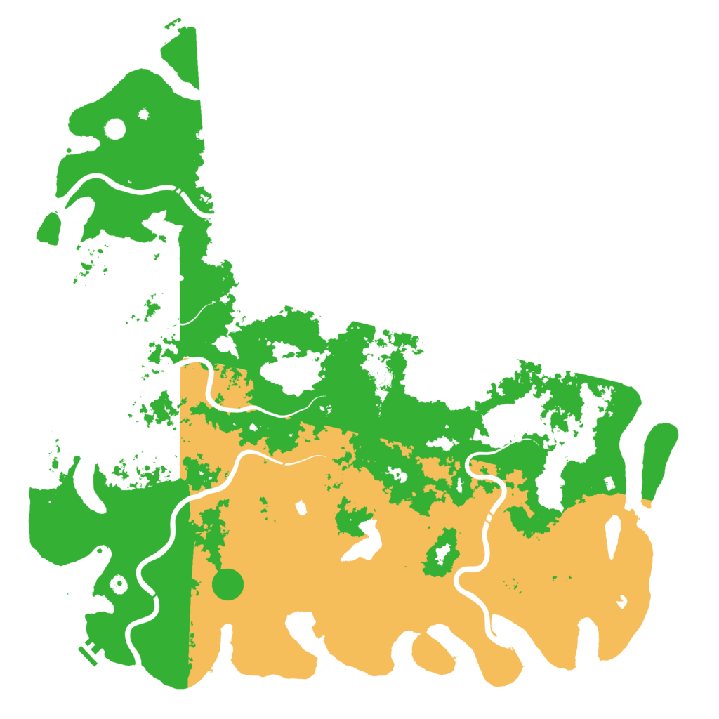 Biome Rust Map: Procedural Map, Size: 6000, Seed: 915554022
