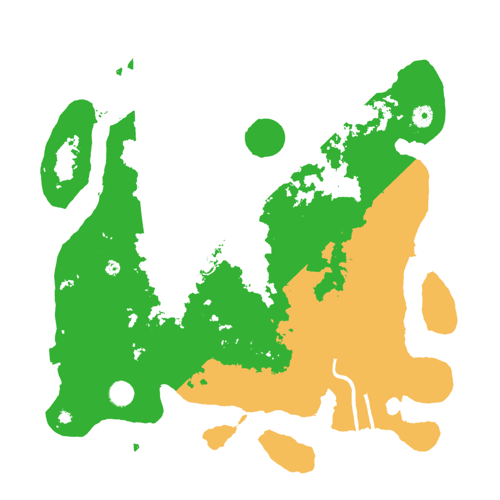 Biome Rust Map: Procedural Map, Size: 3500, Seed: 1451669783