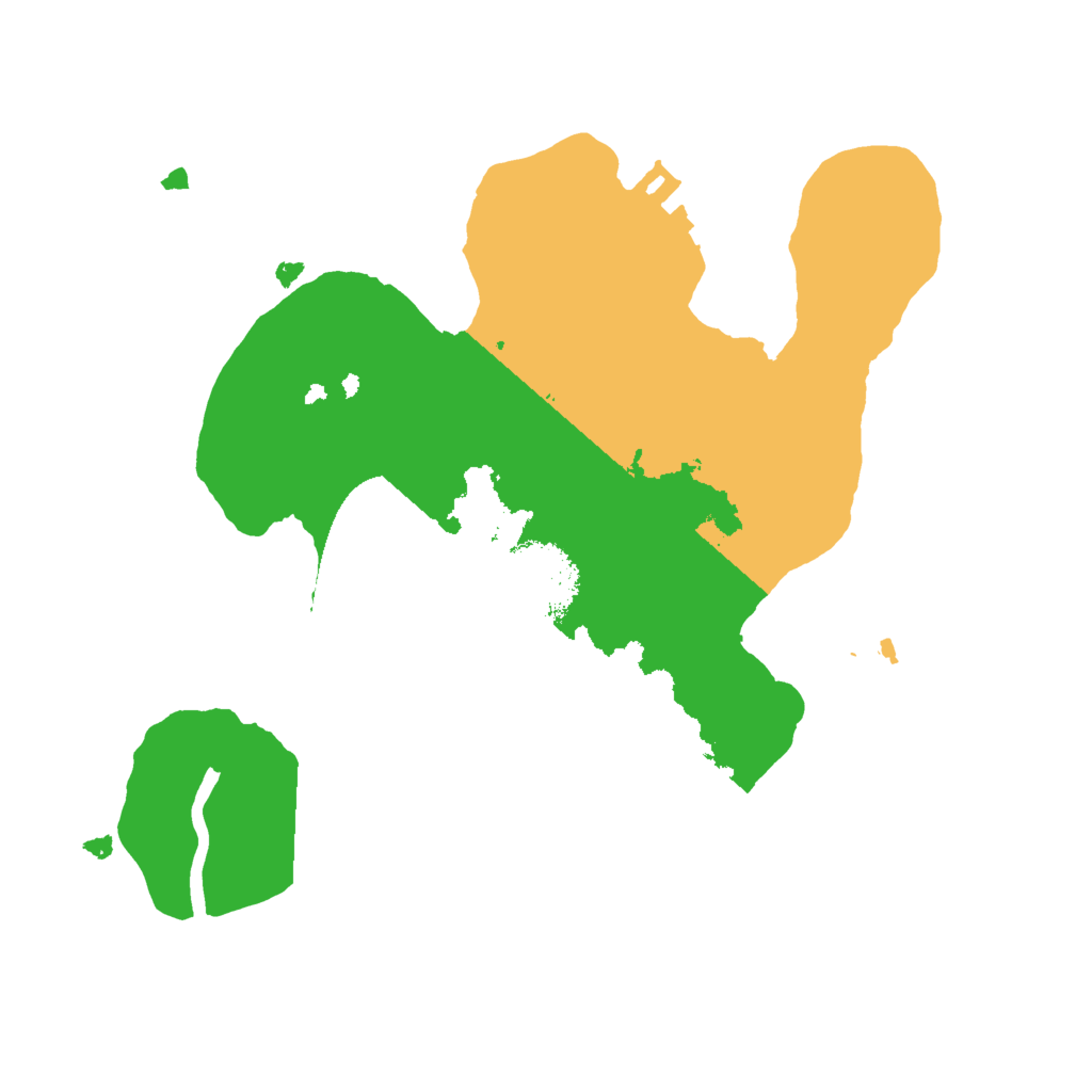 Biome Rust Map: Procedural Map, Size: 2000, Seed: 877811370