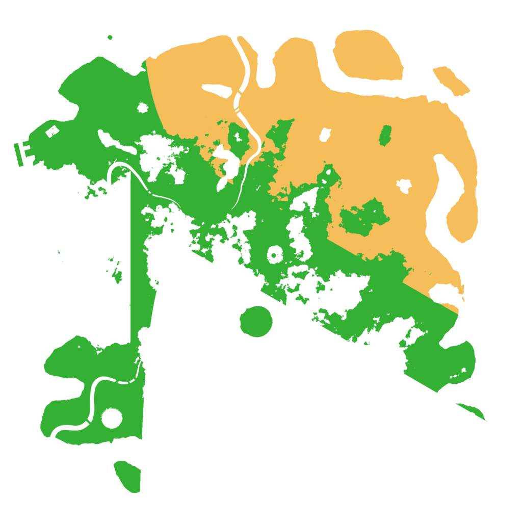 Biome Rust Map: Procedural Map, Size: 4500, Seed: 1112202547