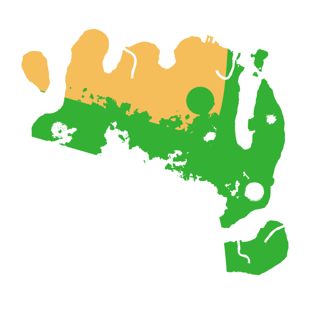 Biome Rust Map: Procedural Map, Size: 2955, Seed: 2147483647