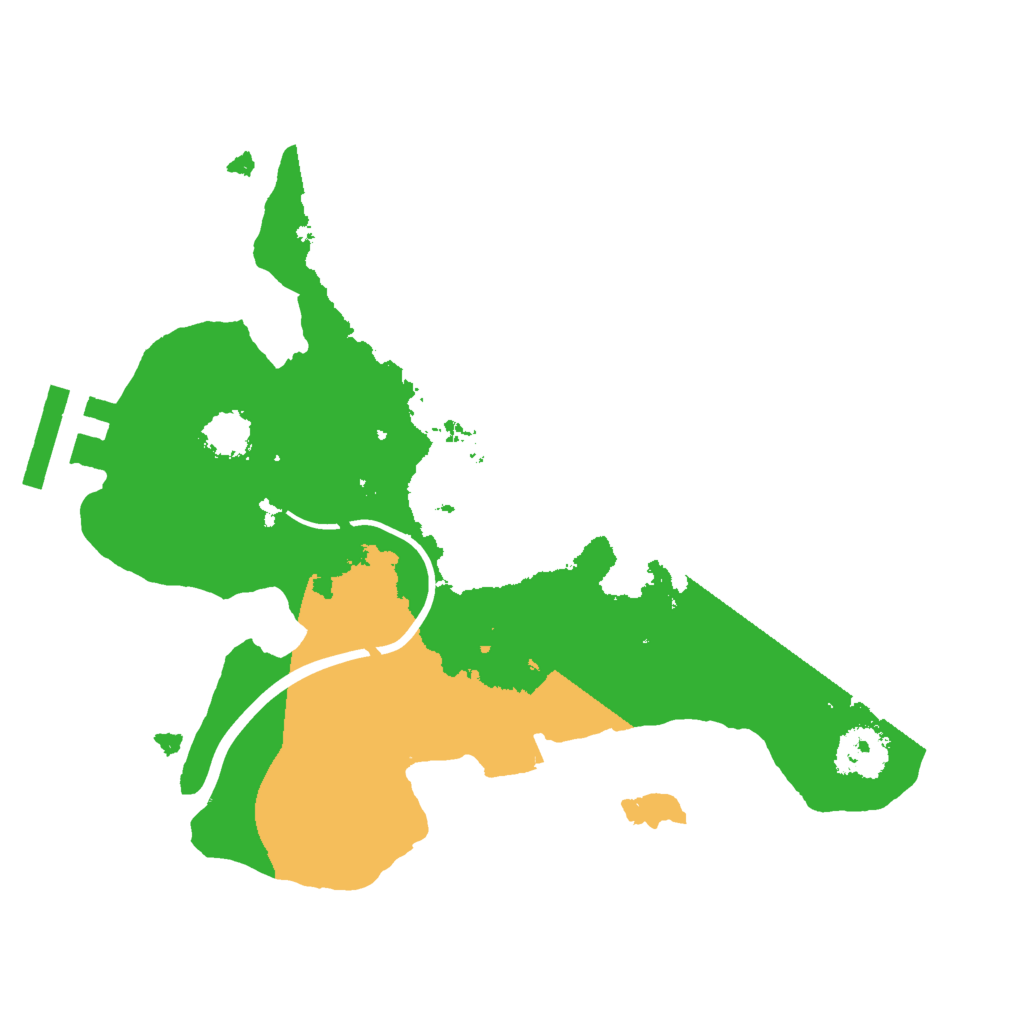 Biome Rust Map: Procedural Map, Size: 2000, Seed: 340600368