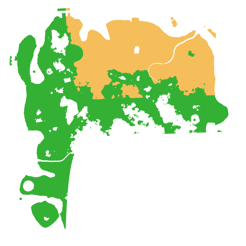 Biome Rust Map: Procedural Map, Size: 4000, Seed: 2119185718