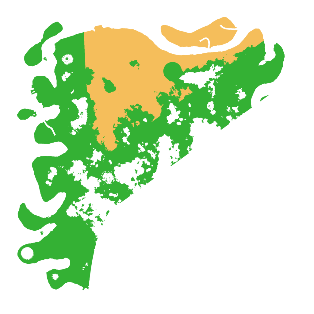 Biome Rust Map: Procedural Map, Size: 4500, Seed: 1234666