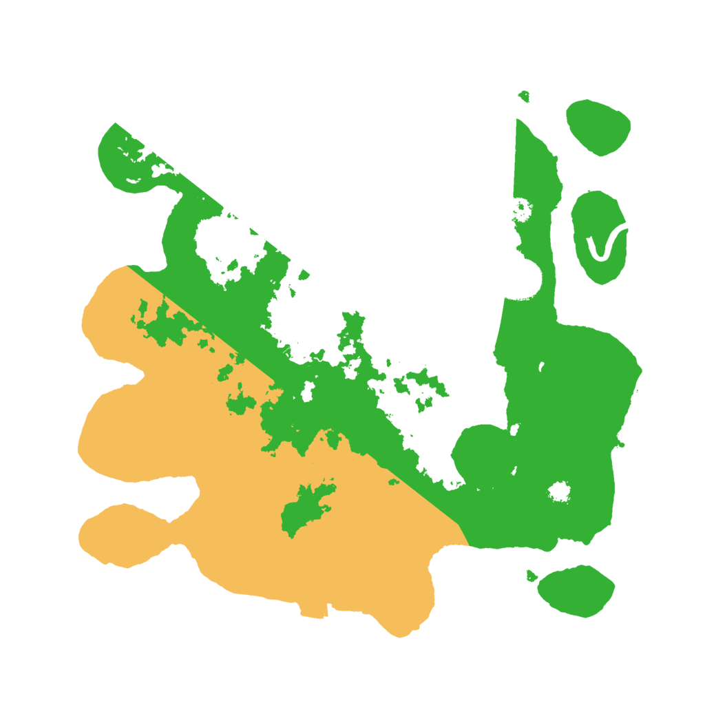 Biome Rust Map: Procedural Map, Size: 3000, Seed: 435123421