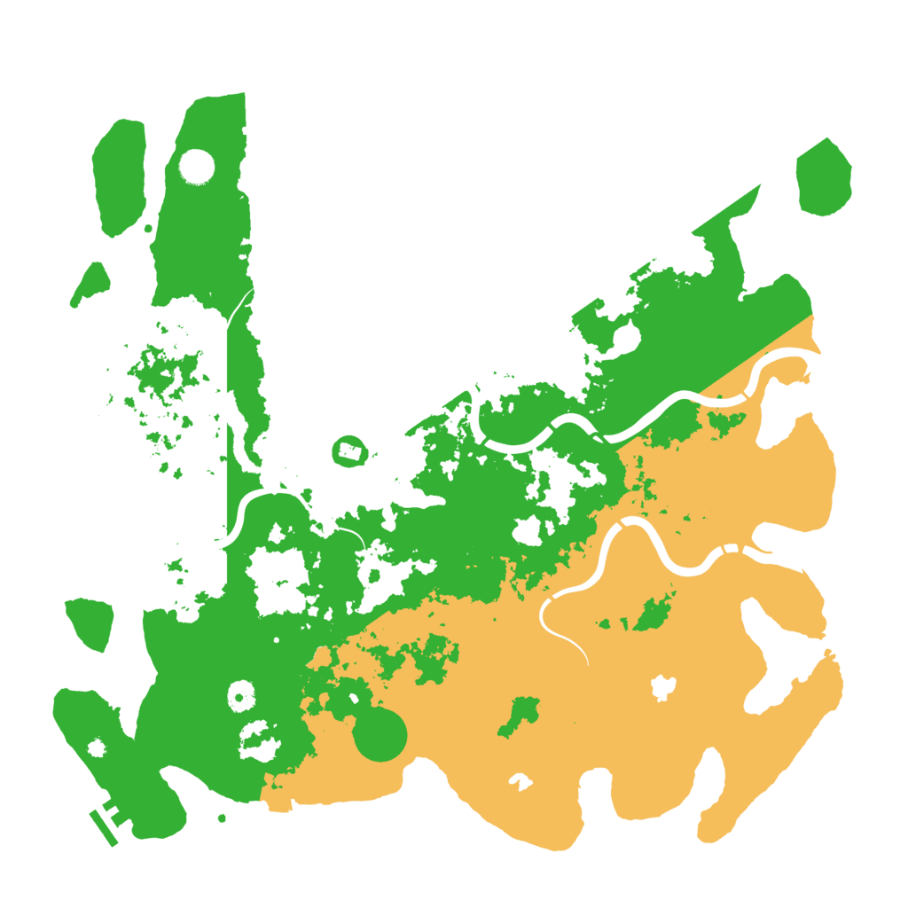 Biome Rust Map: Procedural Map, Size: 4500, Seed: 425849