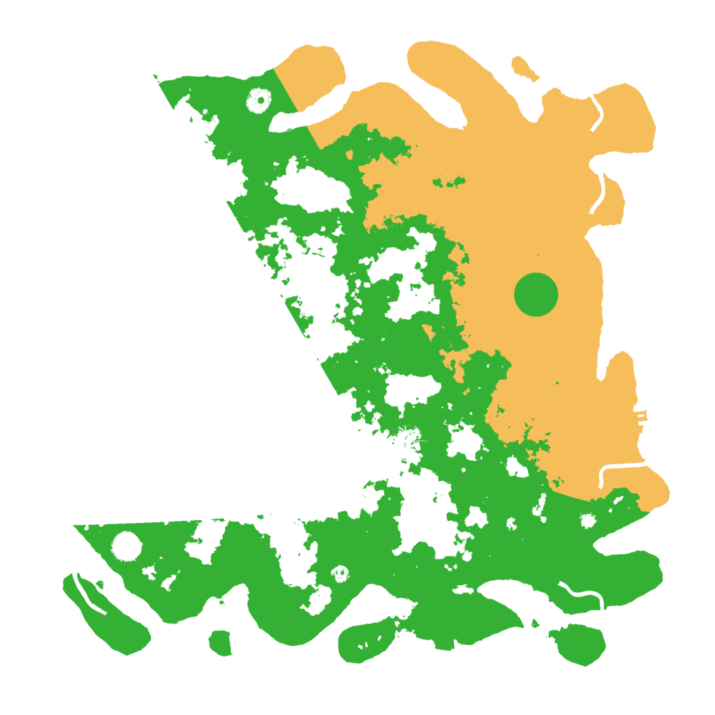 Biome Rust Map: Procedural Map, Size: 4300, Seed: 35551322