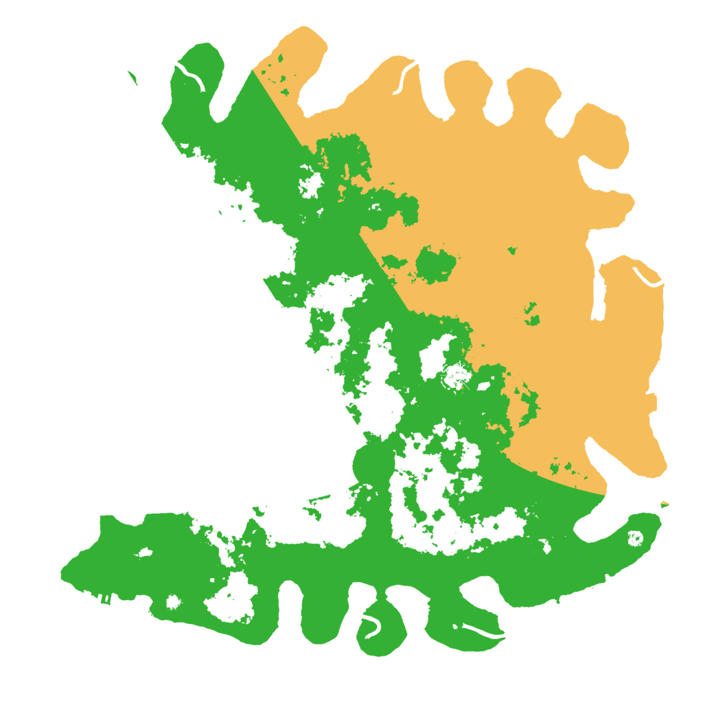 Biome Rust Map: Procedural Map, Size: 4500, Seed: 1112402562