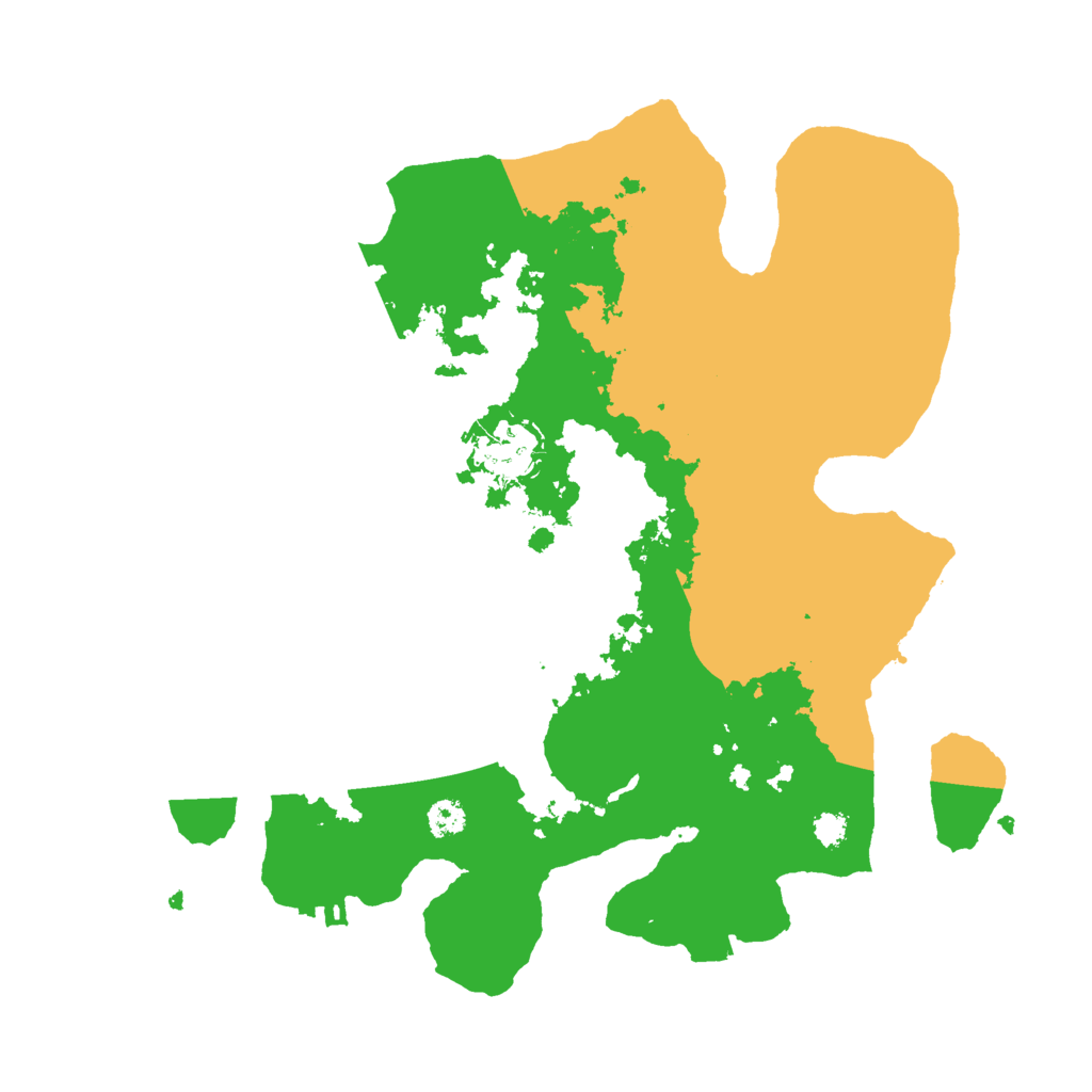 Biome Rust Map: Procedural Map, Size: 3000, Seed: 23432