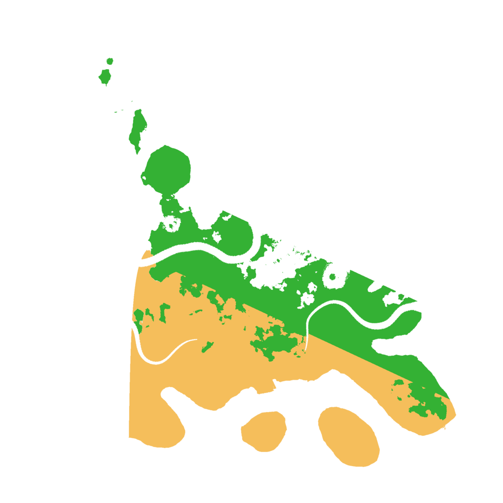 Biome Rust Map: Procedural Map, Size: 3000, Seed: 27100