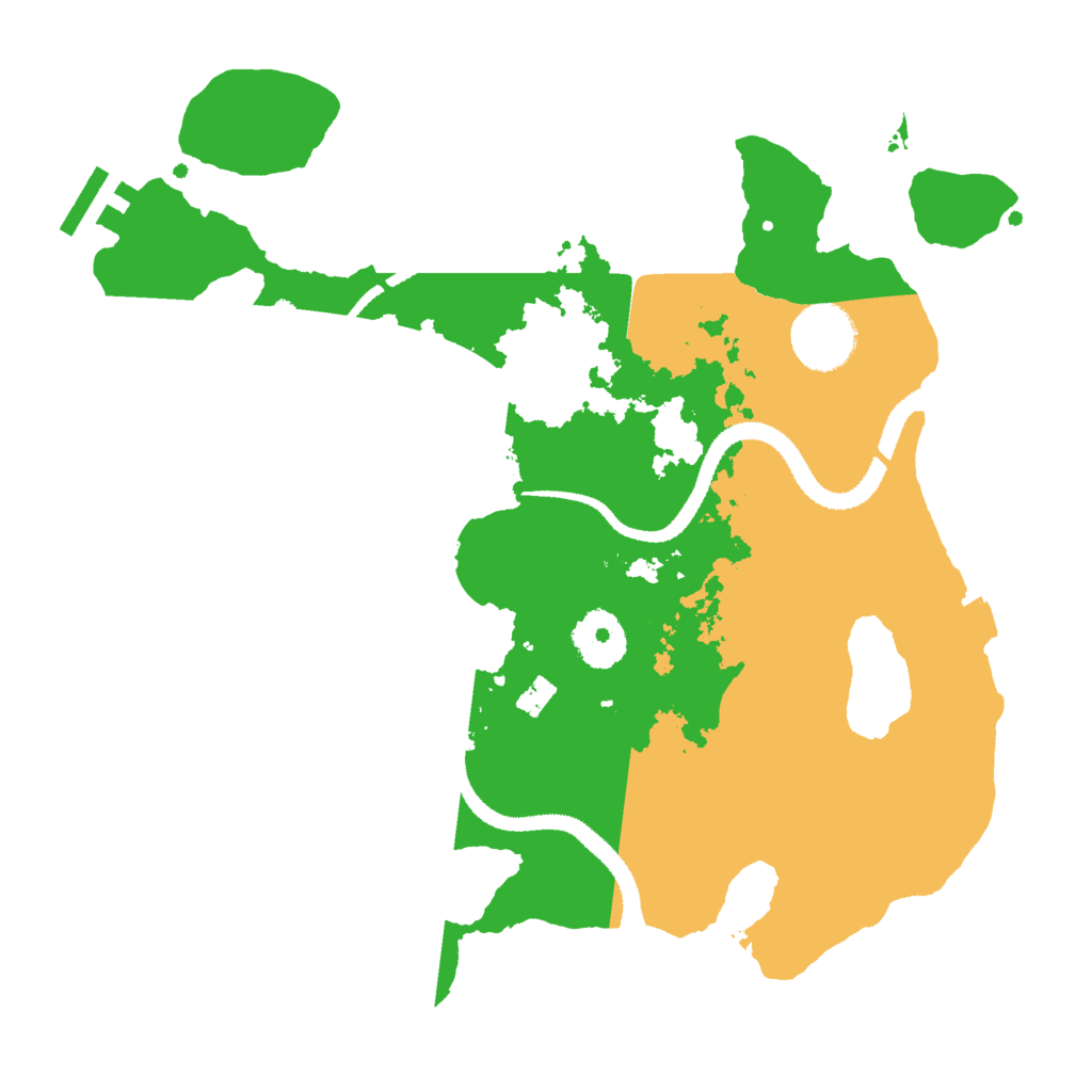 Biome Rust Map: Procedural Map, Size: 3000, Seed: 973505071