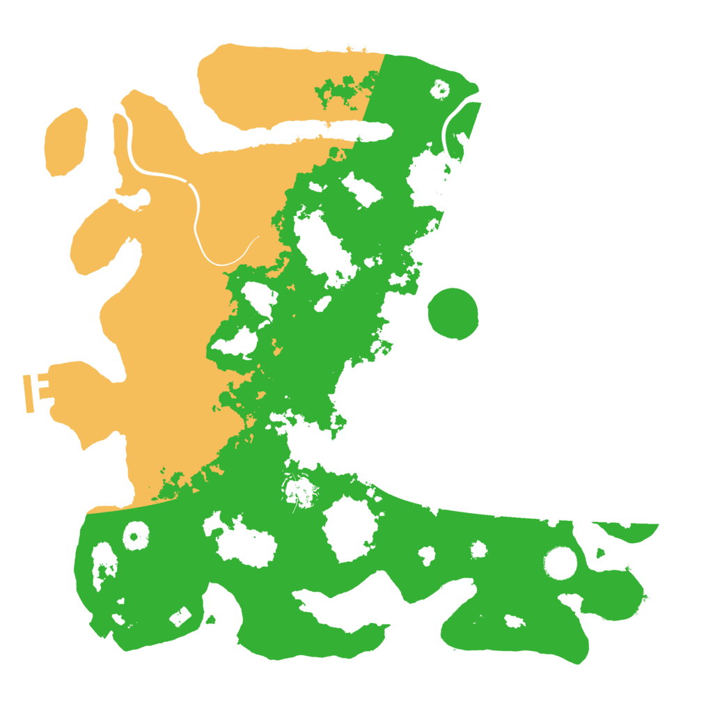 Biome Rust Map: Procedural Map, Size: 3800, Seed: 72759514