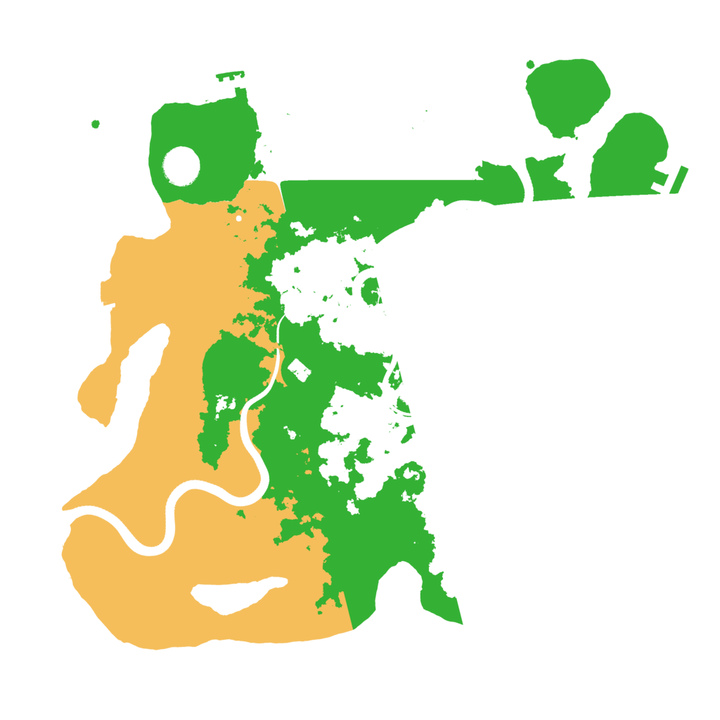 Biome Rust Map: Procedural Map, Size: 3500, Seed: 638565739