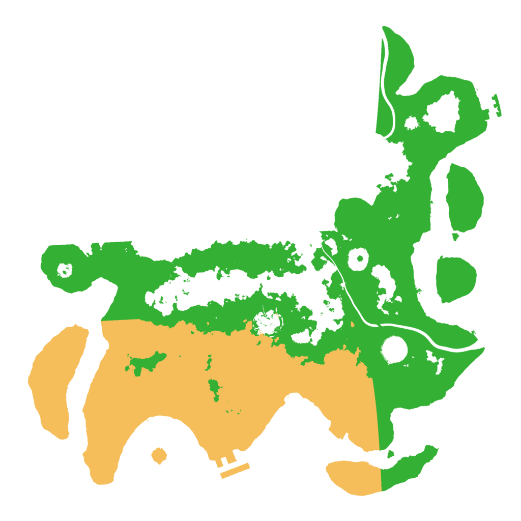 Biome Rust Map: Procedural Map, Size: 3500, Seed: 1698746522