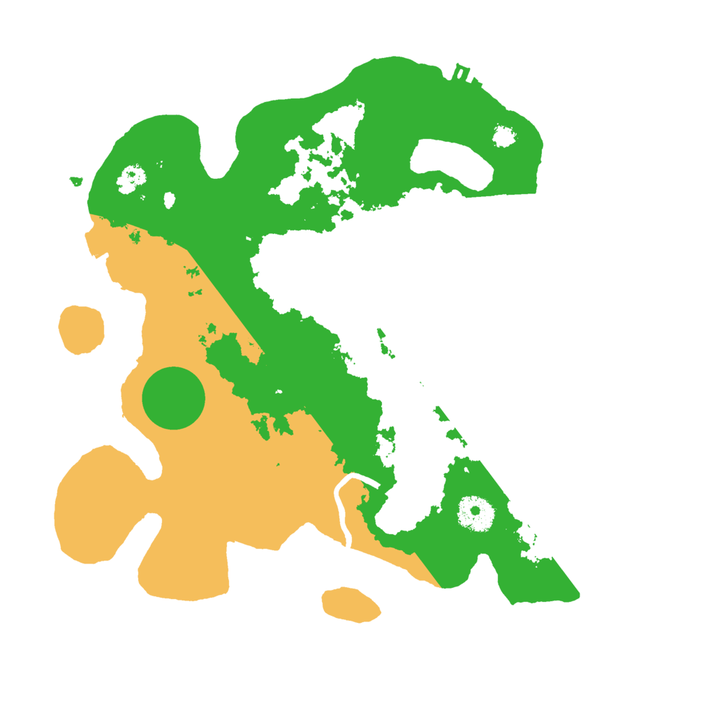 Biome Rust Map: Procedural Map, Size: 3000, Seed: 586169883