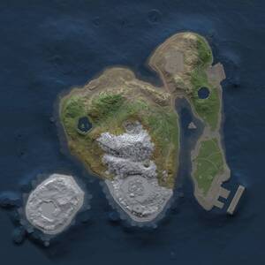 Thumbnail Rust Map: Procedural Map, Size: 1800, Seed: 356465898, 4 Monuments