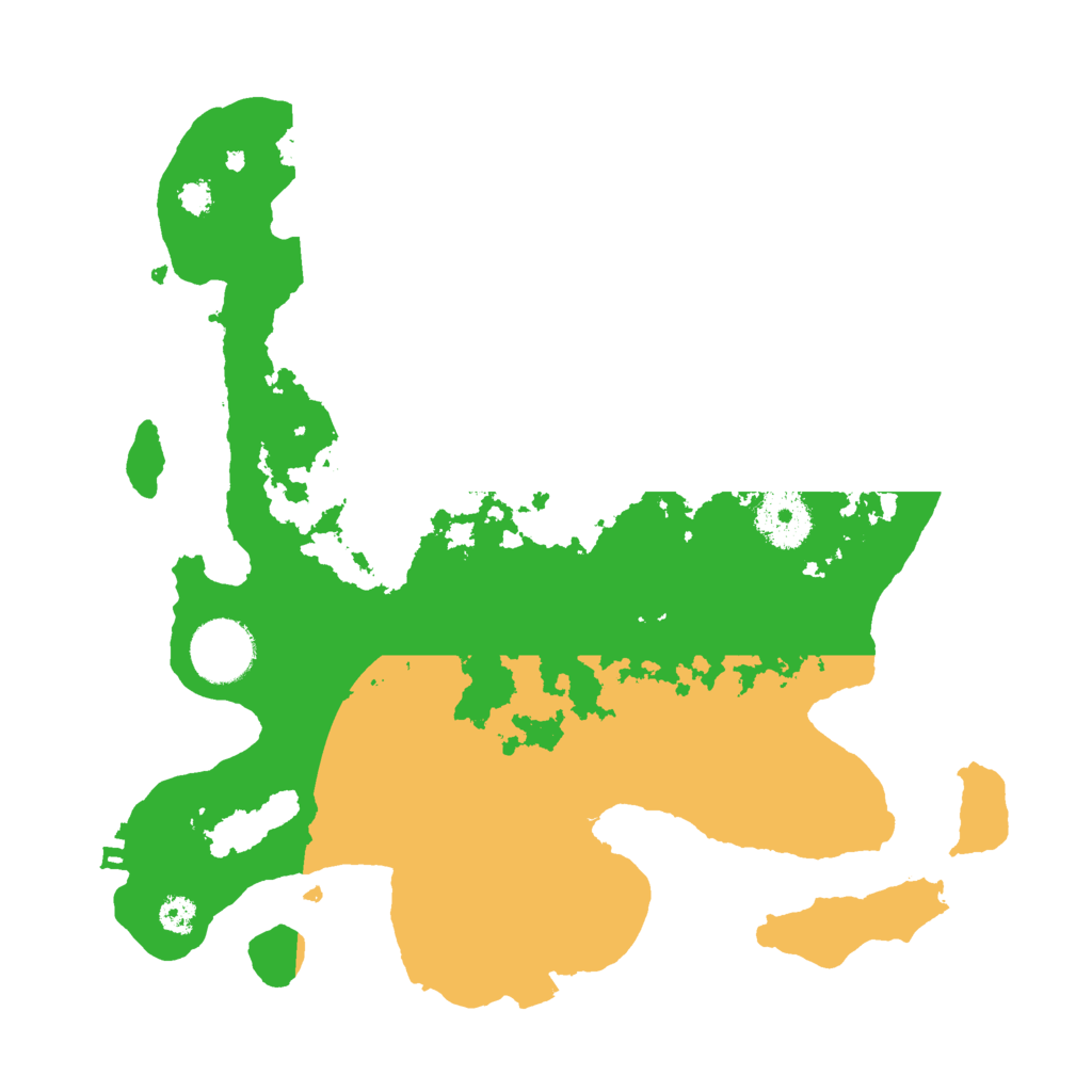 Biome Rust Map: Procedural Map, Size: 3000, Seed: 21421215