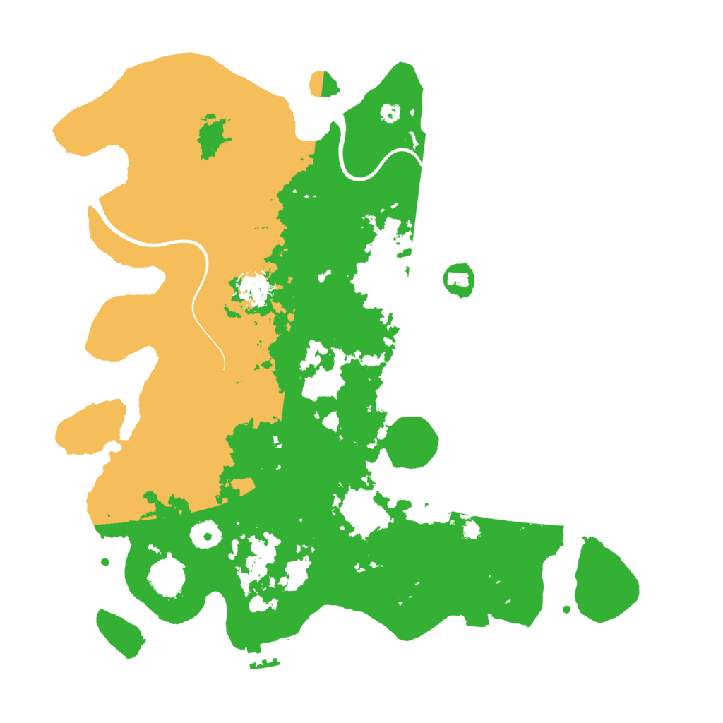 Biome Rust Map: Procedural Map, Size: 3688, Seed: 157