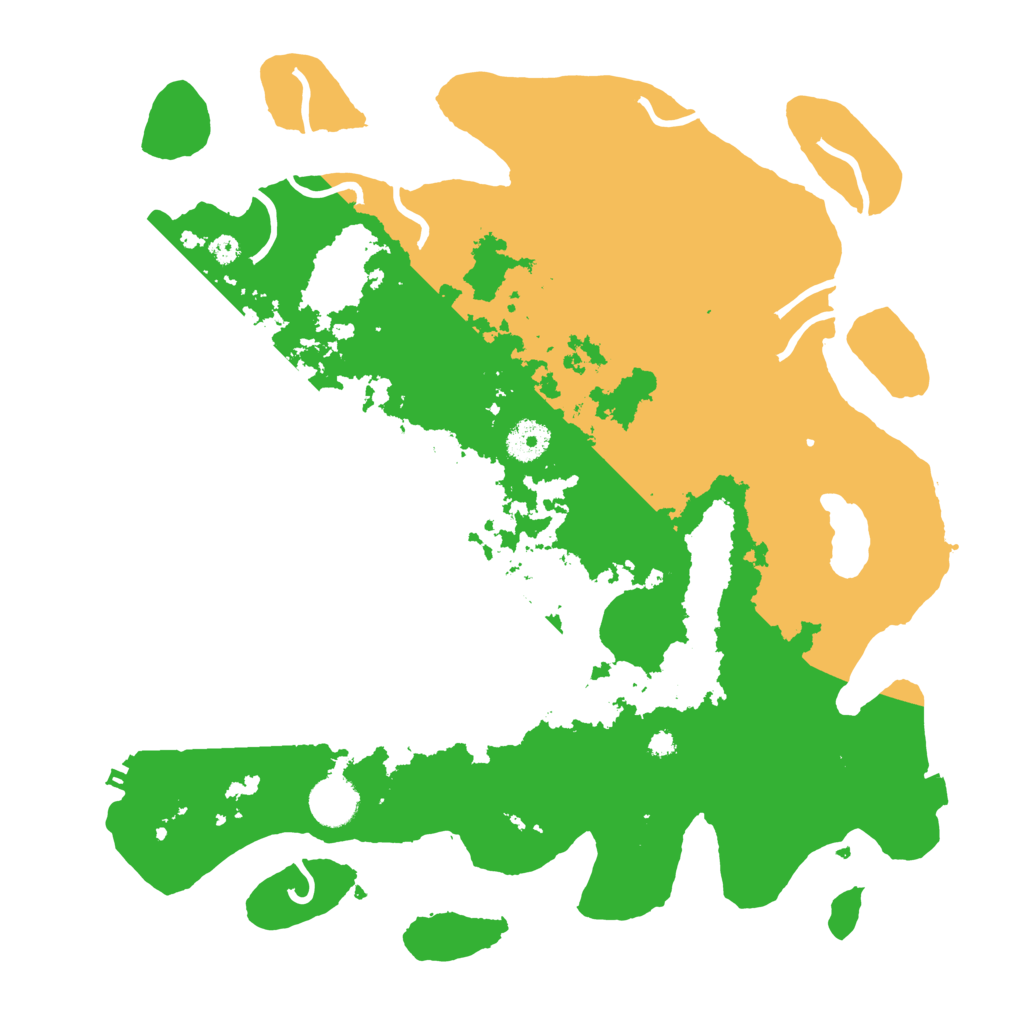 Biome Rust Map: Procedural Map, Size: 3700, Seed: 406475013