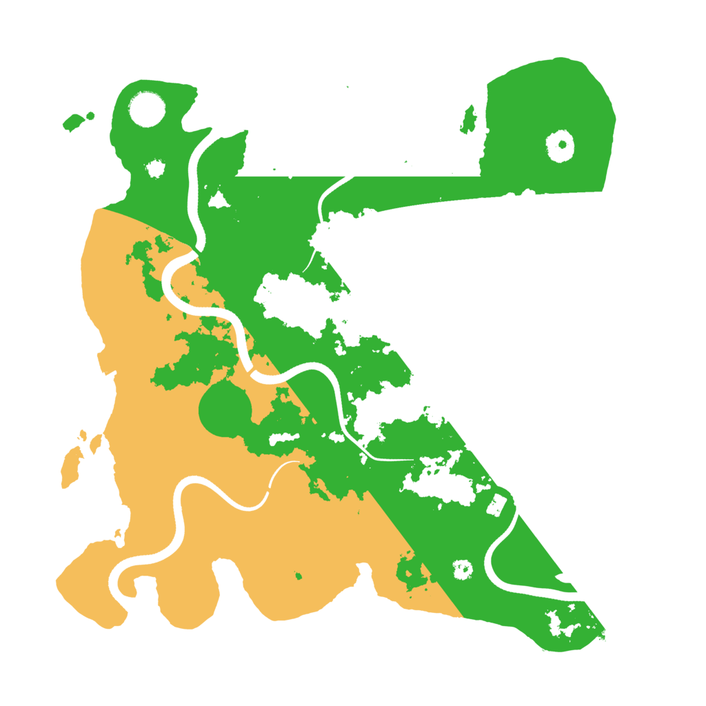 Biome Rust Map: Procedural Map, Size: 3500, Seed: 287641