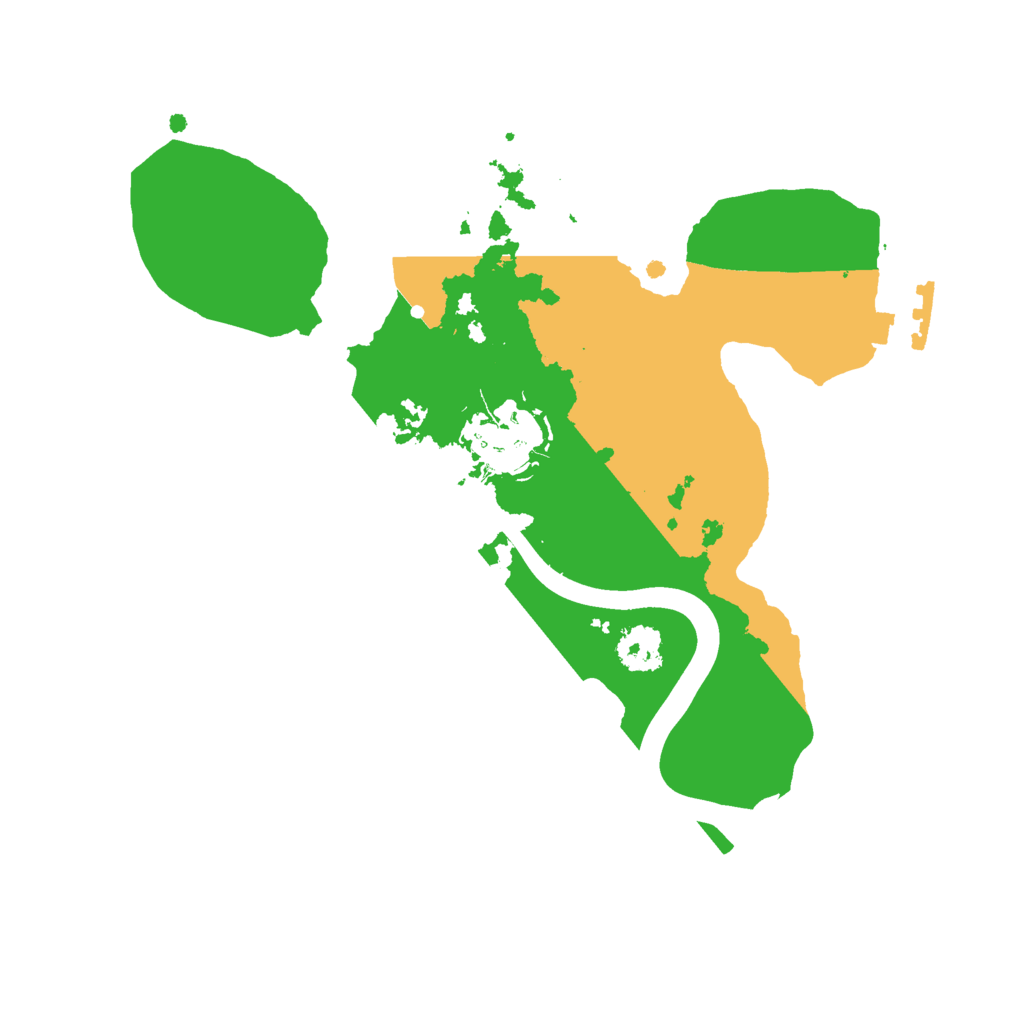 Biome Rust Map: Procedural Map, Size: 2250, Seed: 1634928481