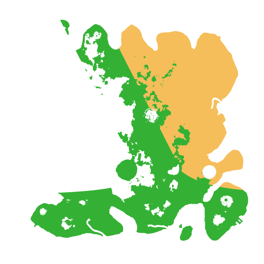 Biome Rust Map: Procedural Map, Size: 3500, Seed: 227550673