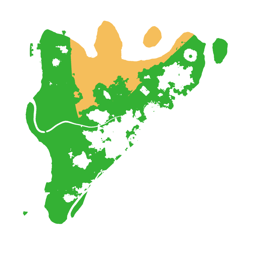 Biome Rust Map: Procedural Map, Size: 3000, Seed: 1790758332