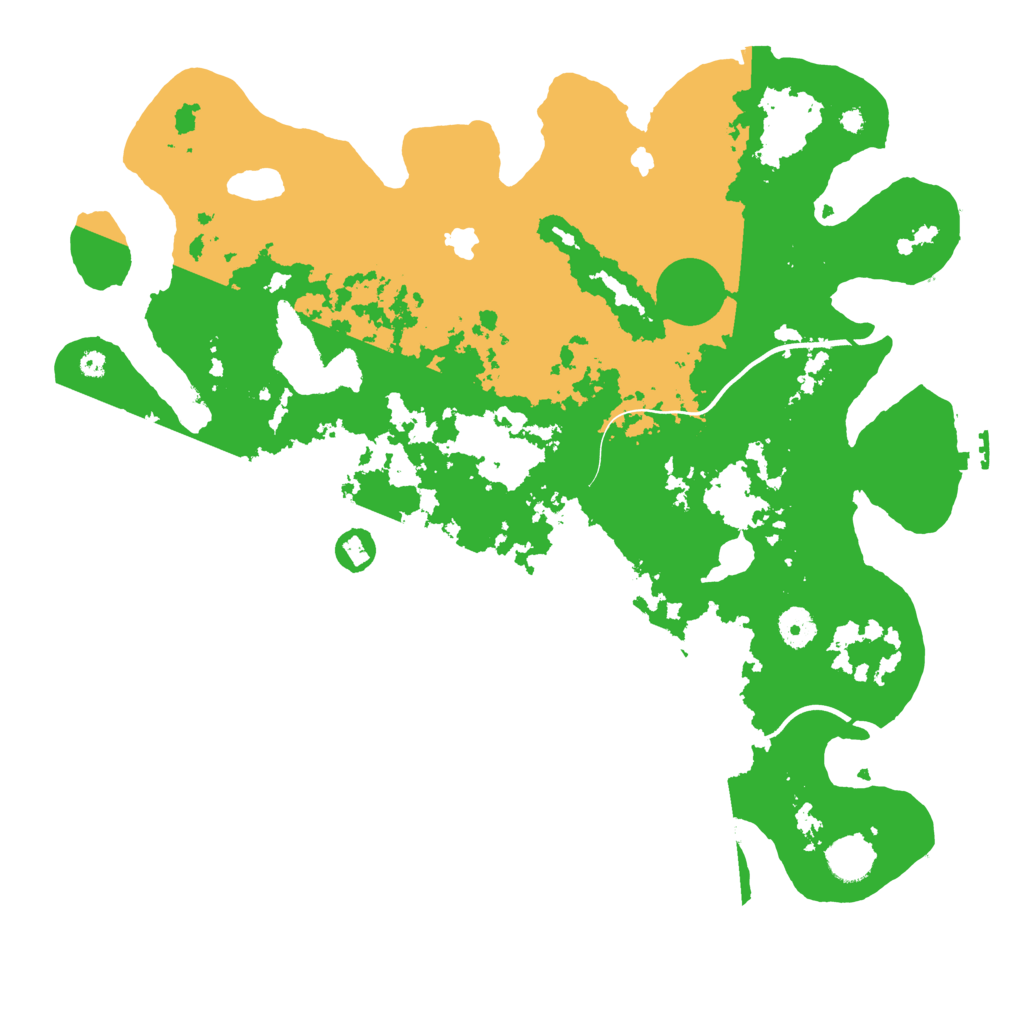 Biome Rust Map: Procedural Map, Size: 4000, Seed: 192720205