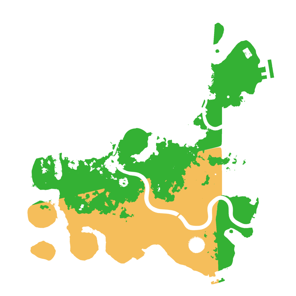 Biome Rust Map: Procedural Map, Size: 3250, Seed: 226292843