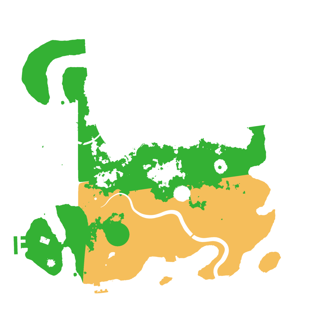 Biome Rust Map: Procedural Map, Size: 3500, Seed: 1637896468