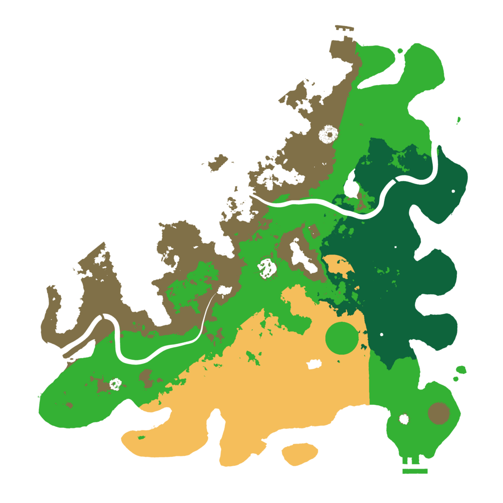 Biome Rust Map: Procedural Map, Size: 4050, Seed: 244164421